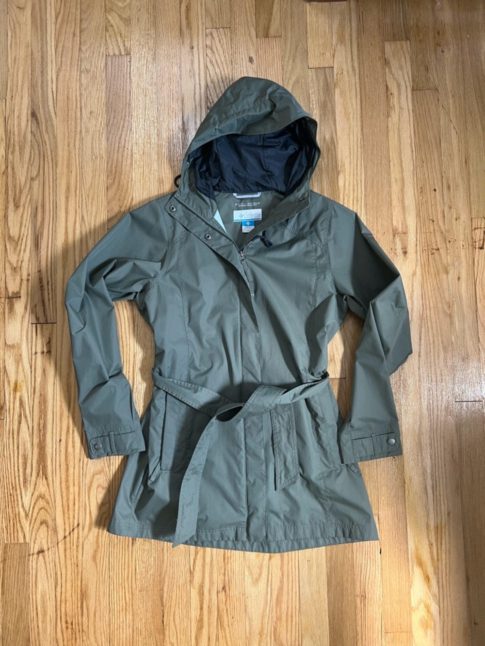 Columbia Omni Shield Rain Jacket Olive Medium